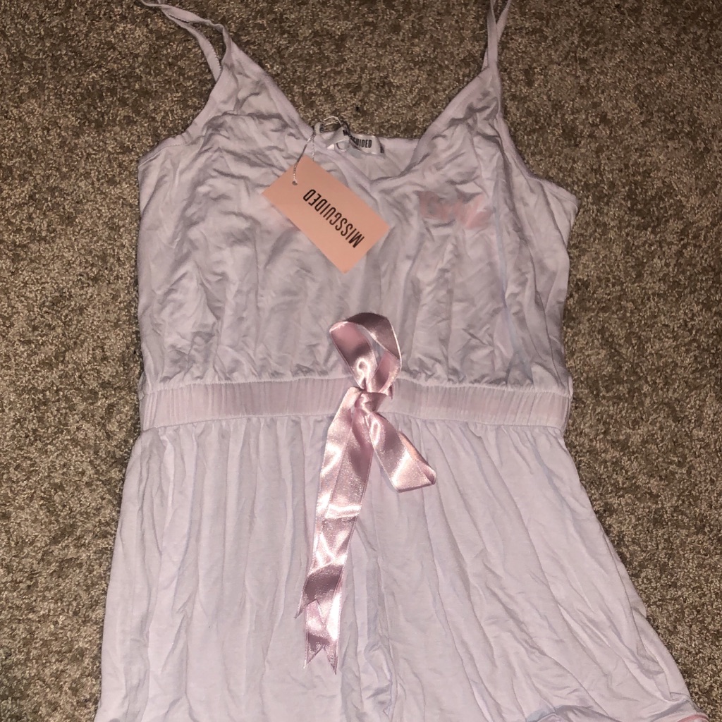 Misguided Bride Romper Lounge Set